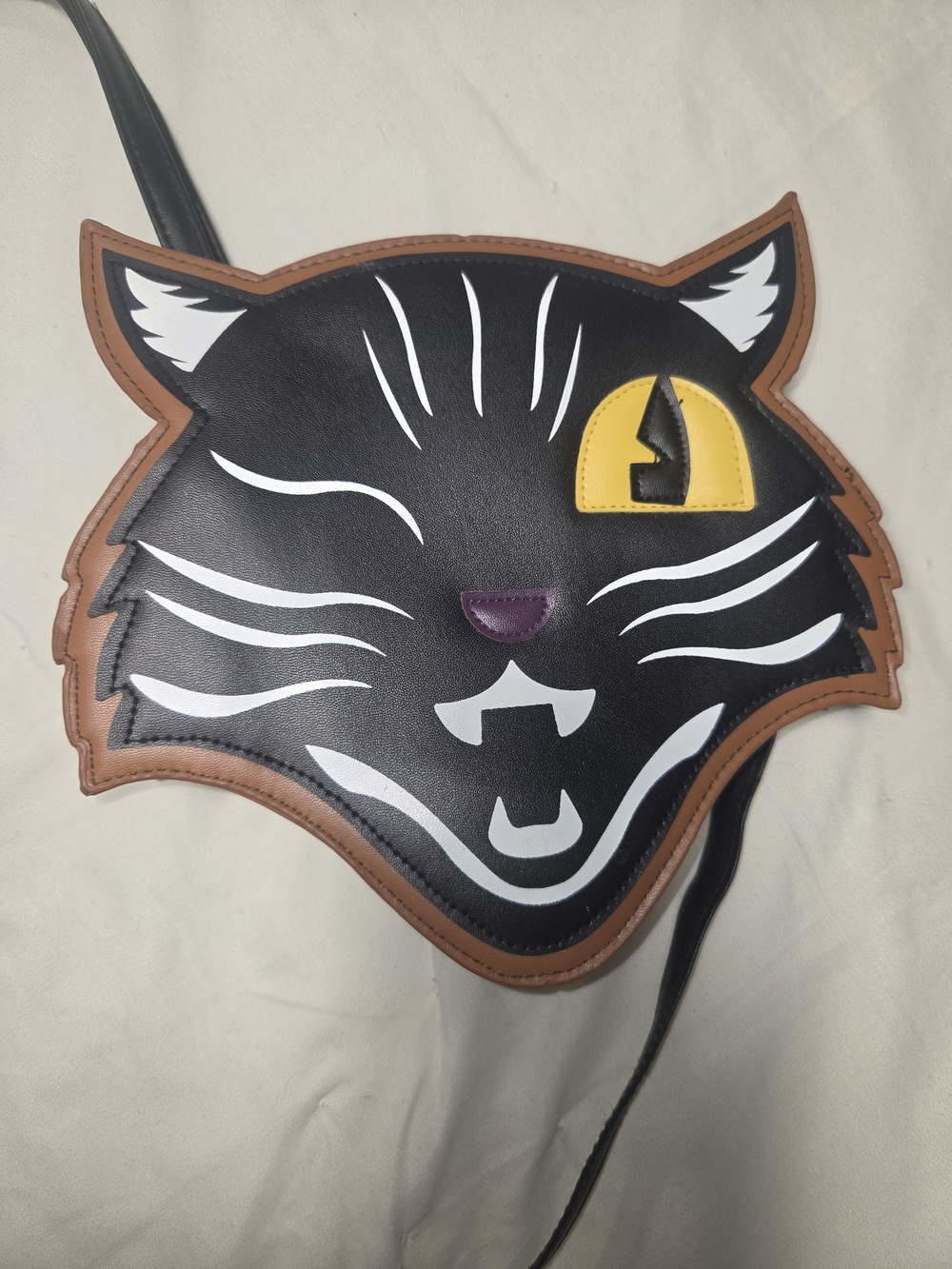 Black Cat Cross Body Bag